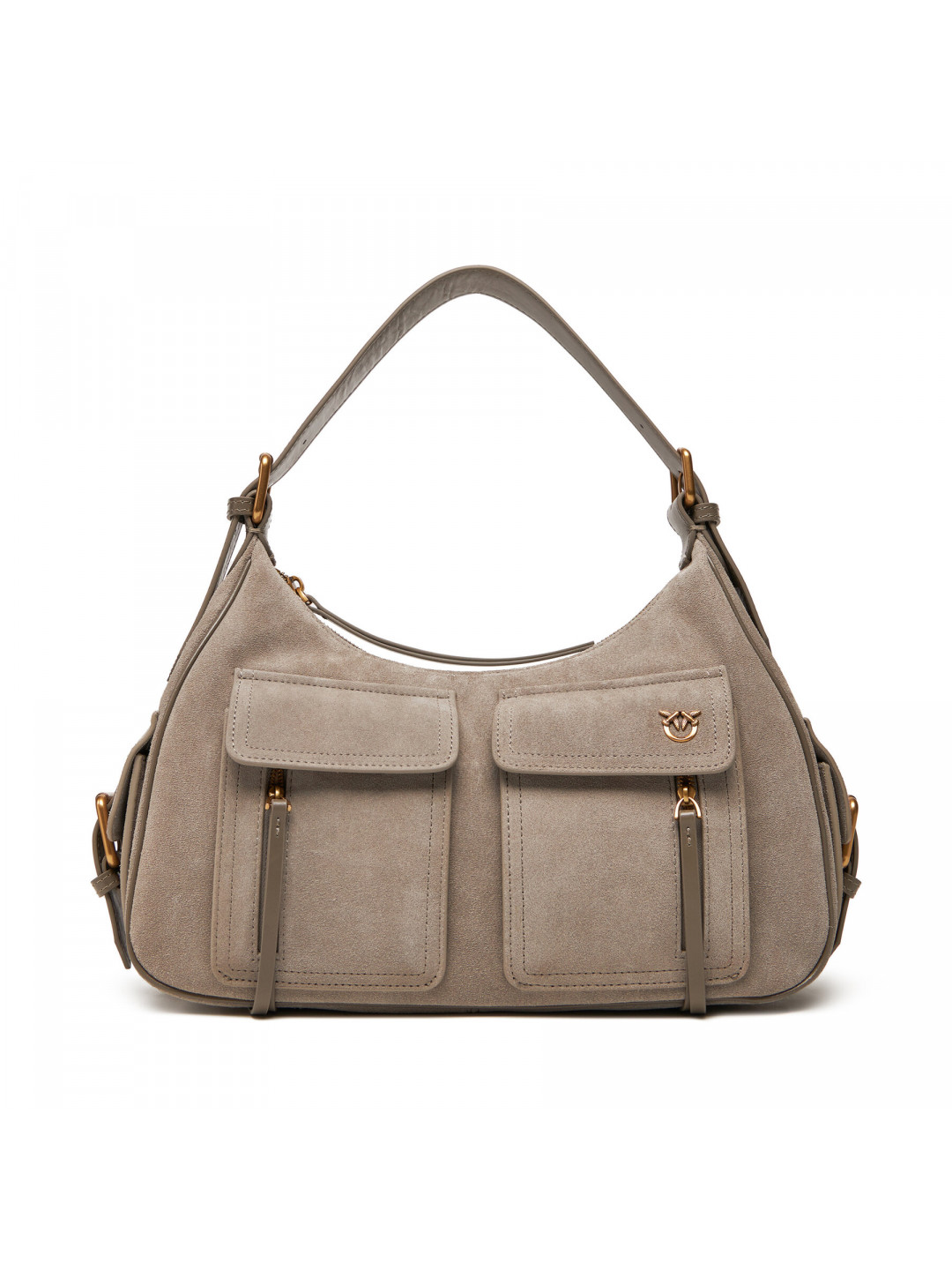 Kabelka PINKO Cargo Bag Maxi PE 25 PLTT 104507 A29N Šedá